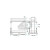 Cestello estraibile portabottiglie con due ripiani cromati 60 x 50 cm Inoxa 1102Y6050