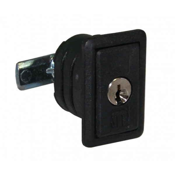Serr. per scorrevoli corpo nero 90‡ dx nichelat