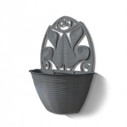  Vaso gerla a parete Bama Paglia 32x16x42,5 cm colore...