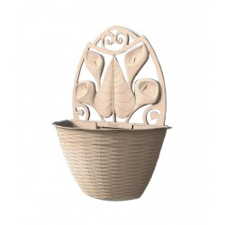 Gerla paglia 32x16x42,5cm colore legno