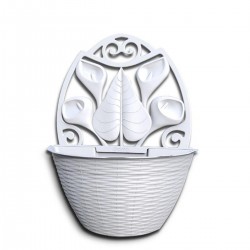 Vaso gerla a parete Bama Paglia 32x16x42,5 cm colore...