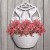 Vaso gerla a parete Bama Paglia 32x16x42,5 cm colore panna
