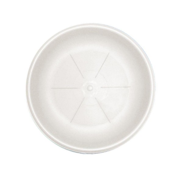 Sottovaso rotondo Bama diametro 26 colore bianco 