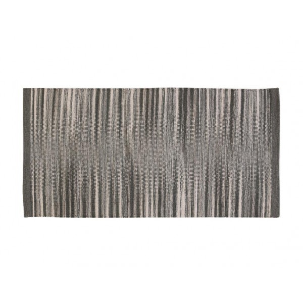 Tappeto cotone serie duna 60 x 120 cm grigio