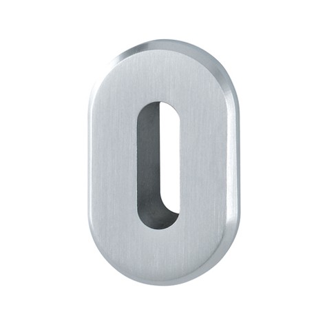Bocchetta ovale patent 28x46 cromo satin. (f41-r)