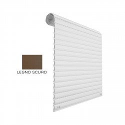 Kit tapparella pvc 183 x 160 cm torino legno scuro 4...