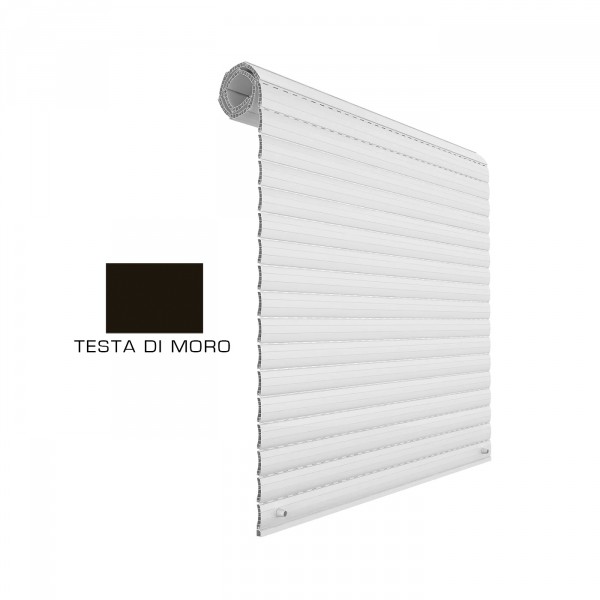 Kit tapparella pvc 83 x 160 cm torino testa di moro 4 kg/mq rollplast