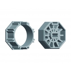 Adattatore tubo ottagonaled.60mm pvc