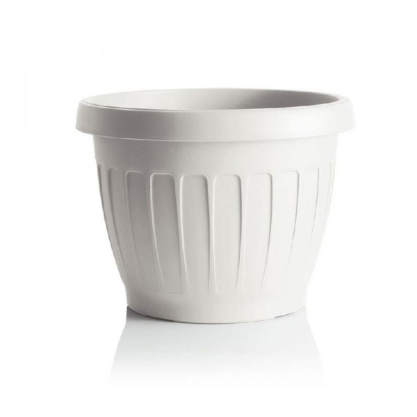 Vaso Terra Bama diametro 40 cm colore bianco 