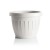 Vaso Terra Bama diametro 40 cm colore bianco 
