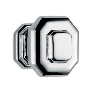 Pomolo busiri rettang. 28x30 mm argento naturale