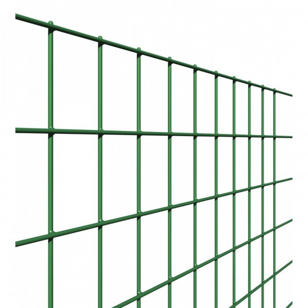 Rete elettrosaldata plastificata Margherita verde 75 x 50 mm 100 x 250 cm