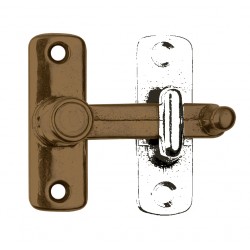 Tavellino senza incontro ottone bronzato