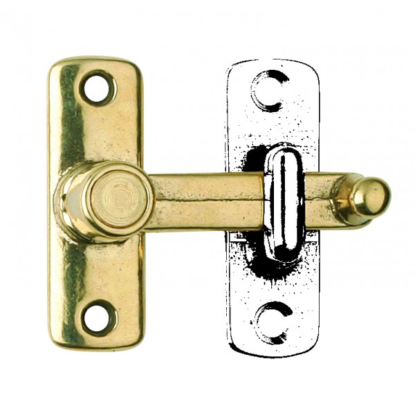 Tavellino senza incontro ottone lucido