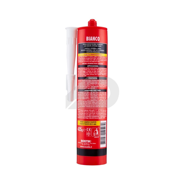 Colla universale Bostik Poly Max Tack Express bianco cartuccia da 425 grammi D6118