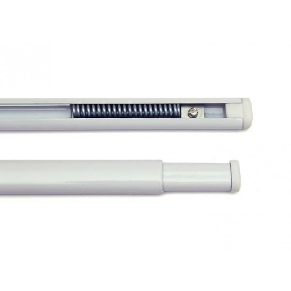 Guidatenda piatty estensibile 39-60 cm bianco