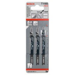 Set lame t 119 b seghetti l. 92 mm legno (3 pz)