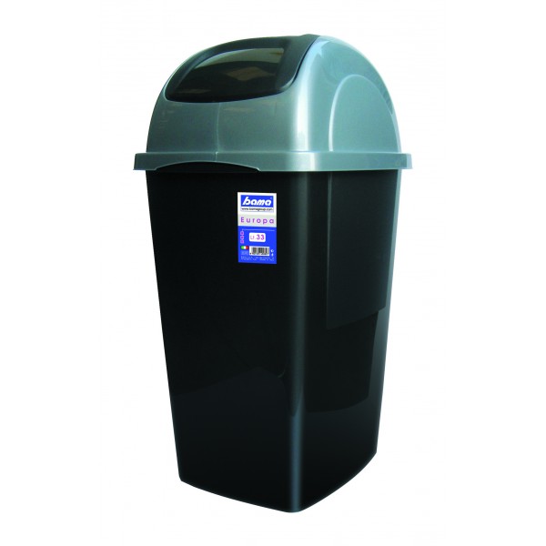 Pattumiera europa 30x33x59 33lt. colore antra.