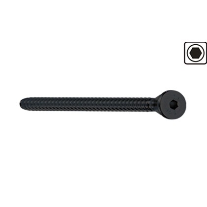 Vite metrica tsp cava esagonale m8x30 nero