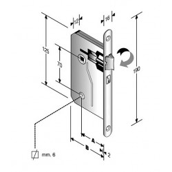Patent e50/60 nikel nero