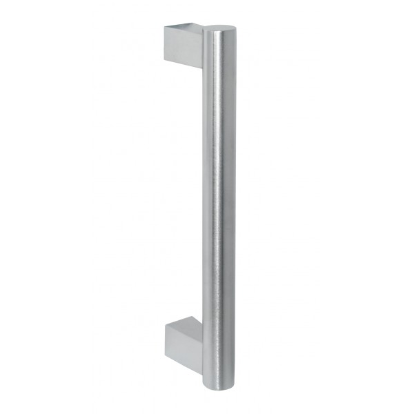 Maniglione brando diritto int. 180 mm cromo satin.