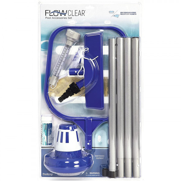 Kit accessori per pulizia piscina Bestway 58195 FlowClear 5 pezzi 