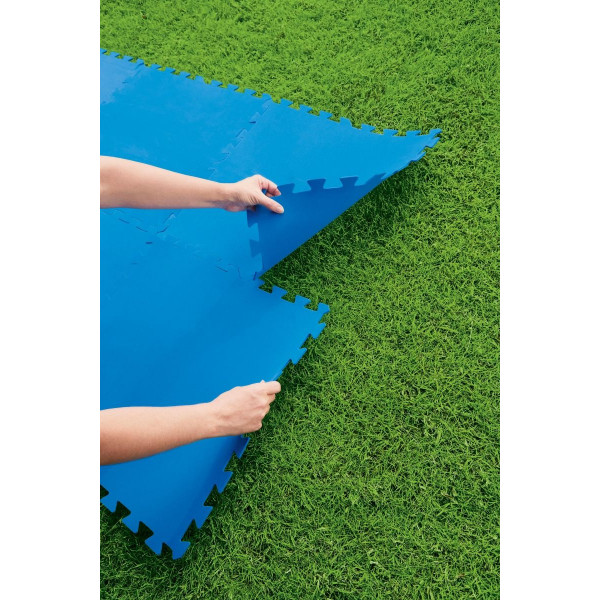 Tappetino per piscina Bestway 58220 Pool Floor Protector  50x50cm 9 pz blu