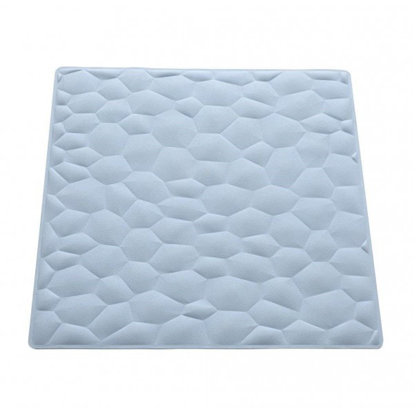 Tappeto antisc in gomma diamanti 54 x 54cm azzurro