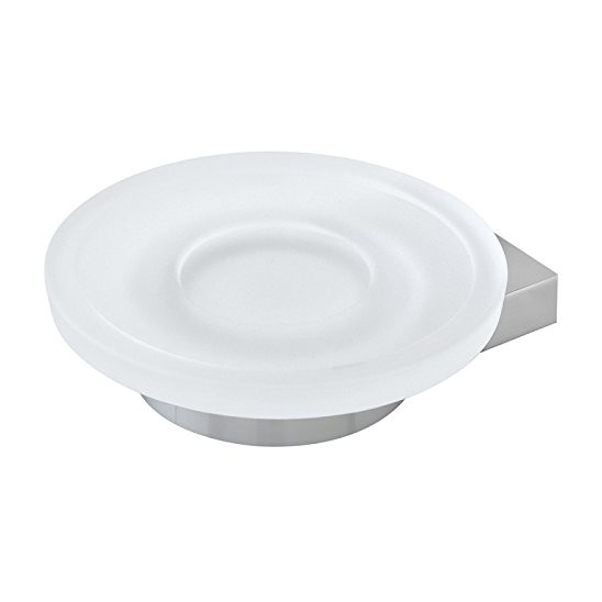Porta sapone feridras serie futura in acciaio / vetro bagno 873004 cromo