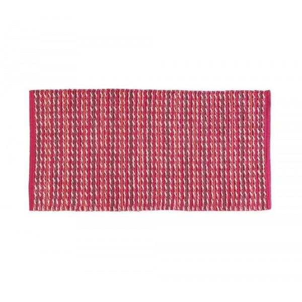 Tappeto cotone serie twist 50 x 90 cm fucsia