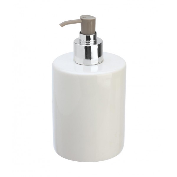 Dispenser sapone linea cily in ceramica bianco