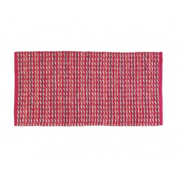 Tappeto cotone serie twist 60 x 120 cm fucsia