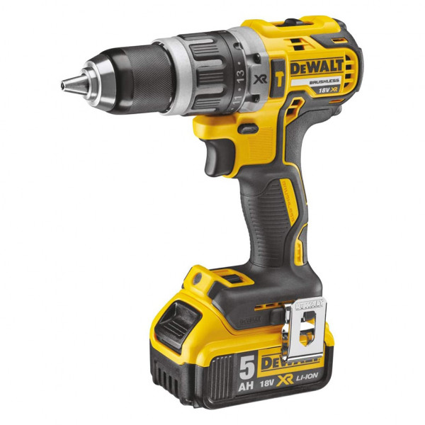 Trapano avvitatore con percussione DeWalt DCD796P2-QW 18 V 5,0 ah con accessori