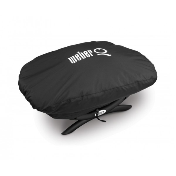 Custodia barbecue Weber Q100/1000 in vinile nera