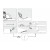 Lamello Tenso P-14 145415S giunzione per mobili autobloccante con clip (80 coppie)