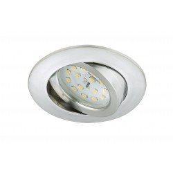 Attach-faretto inc.orient. d 8,2cm 1 led5,5w allum