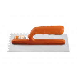 Frattone dentato cn manico in nylon 12x28cm 10 mm