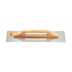 Frattone liscio con manico in legno 14x50 cm