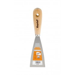 Spatola stuccatore con manico in legno 70 mm