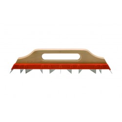Pialla per gesso manico in legno 65x430 mm