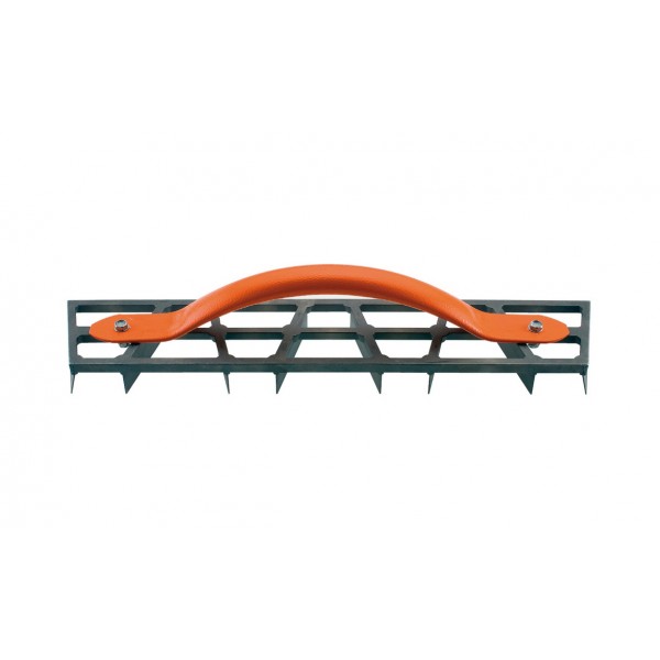 Pialla in met 8 lame manico in alluminio,90x450 mm