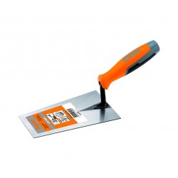 Cazzuola punta quadra manico in progrip 18 cm