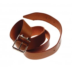 Cintura in cuoio extra fibbia in acciaio
