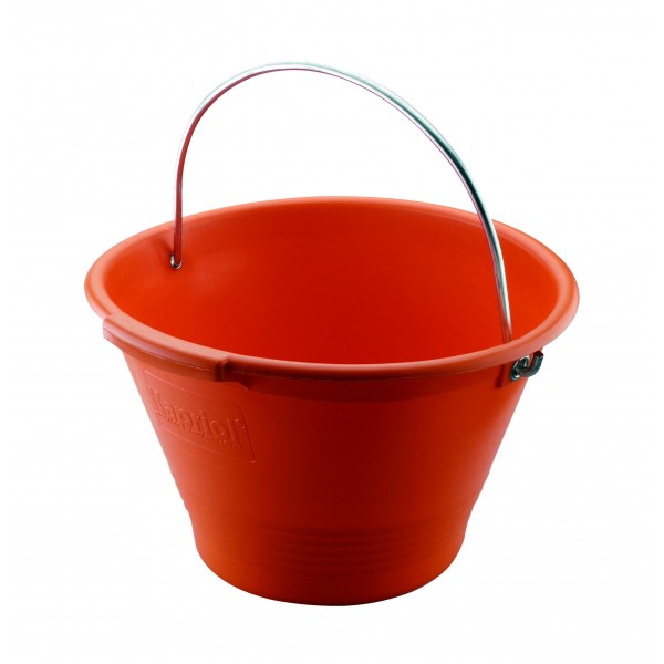 Secchio in plastica arancio 10 lt