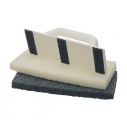 Frattazzo per pulitura base in abs 12 x 25 cm