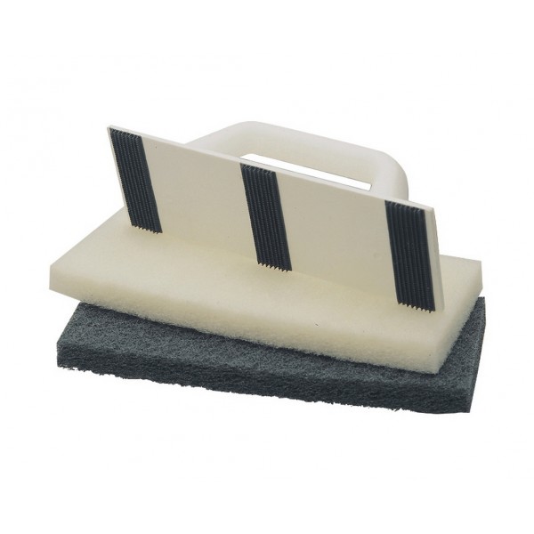 Ricambio frattazzo pulitura nero 12 x 25 cm