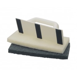 Ricambio frattazzo pulitura bianco 12 x 25 cm