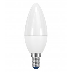 Lampadina led oliva opale a+ 5,6 / 40 w e14 l/cal