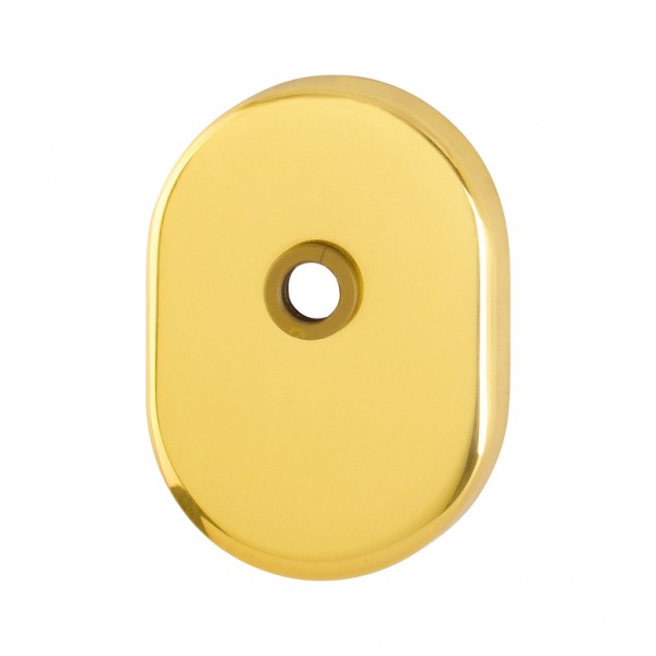 Rosetta ovale 62x86 ottone lucido (f71)