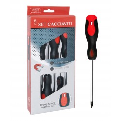 Set cacciaviti con impugnatura ergonomica(6pz)